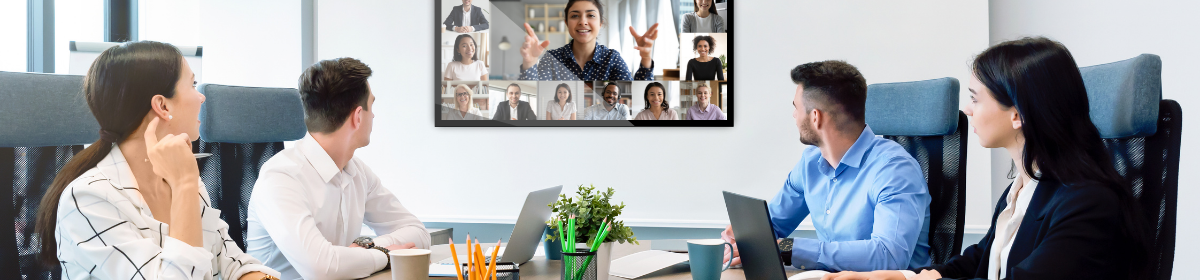 Hybrid meetings in the modern digital workplace.
